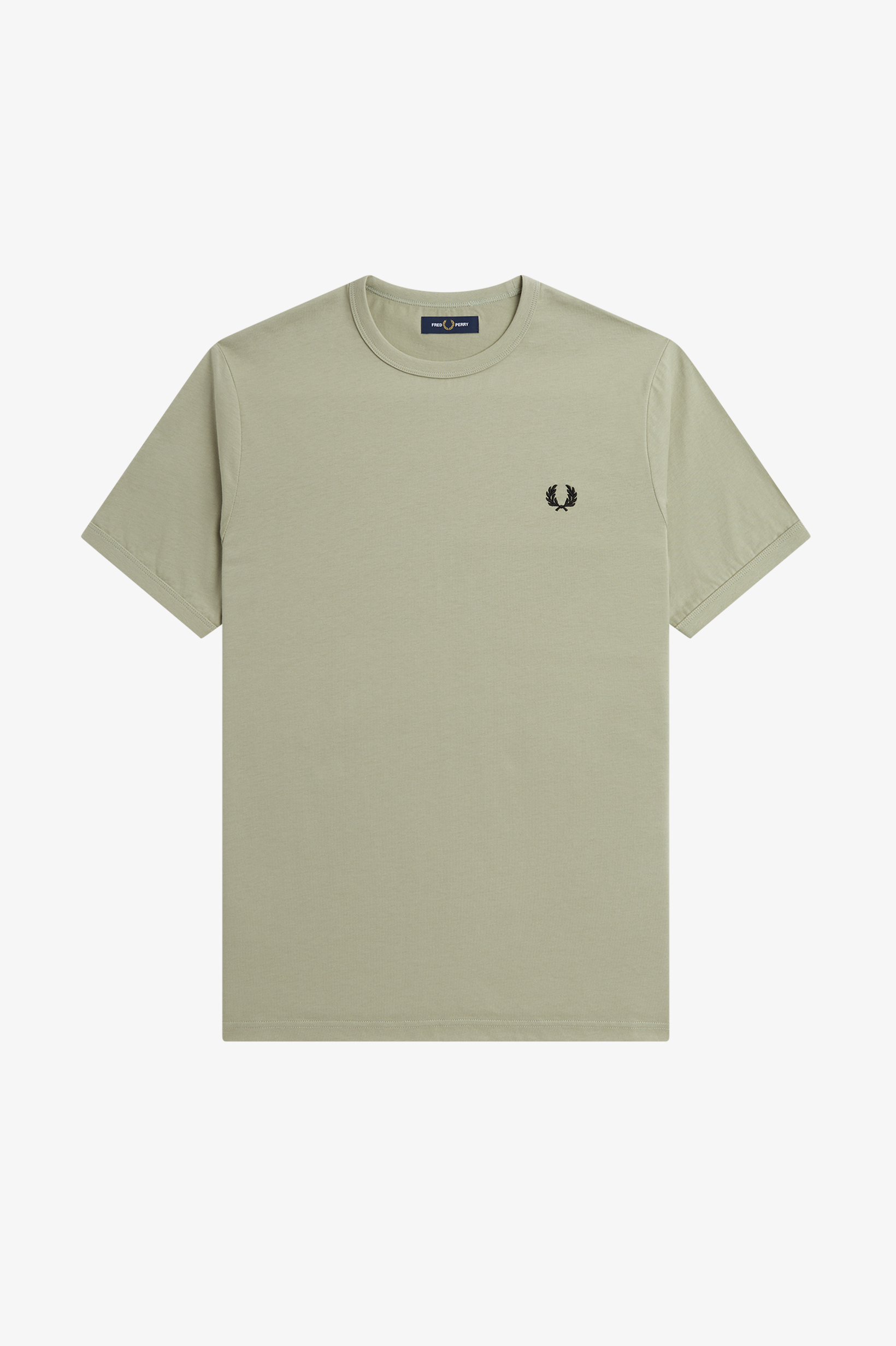 Fred Perry - RINGER T-SHIRT - Seagrass
