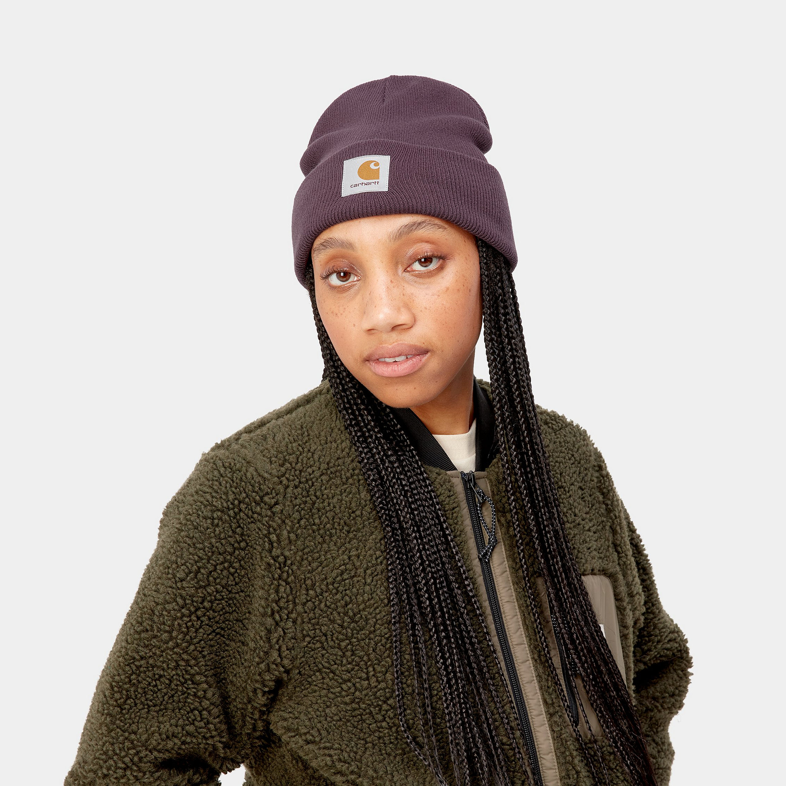 Carhartt WIP - SHORT WATCH HAT - Dark Plum Carhartt WIP - SHORT WATCH HAT - Dark Plum