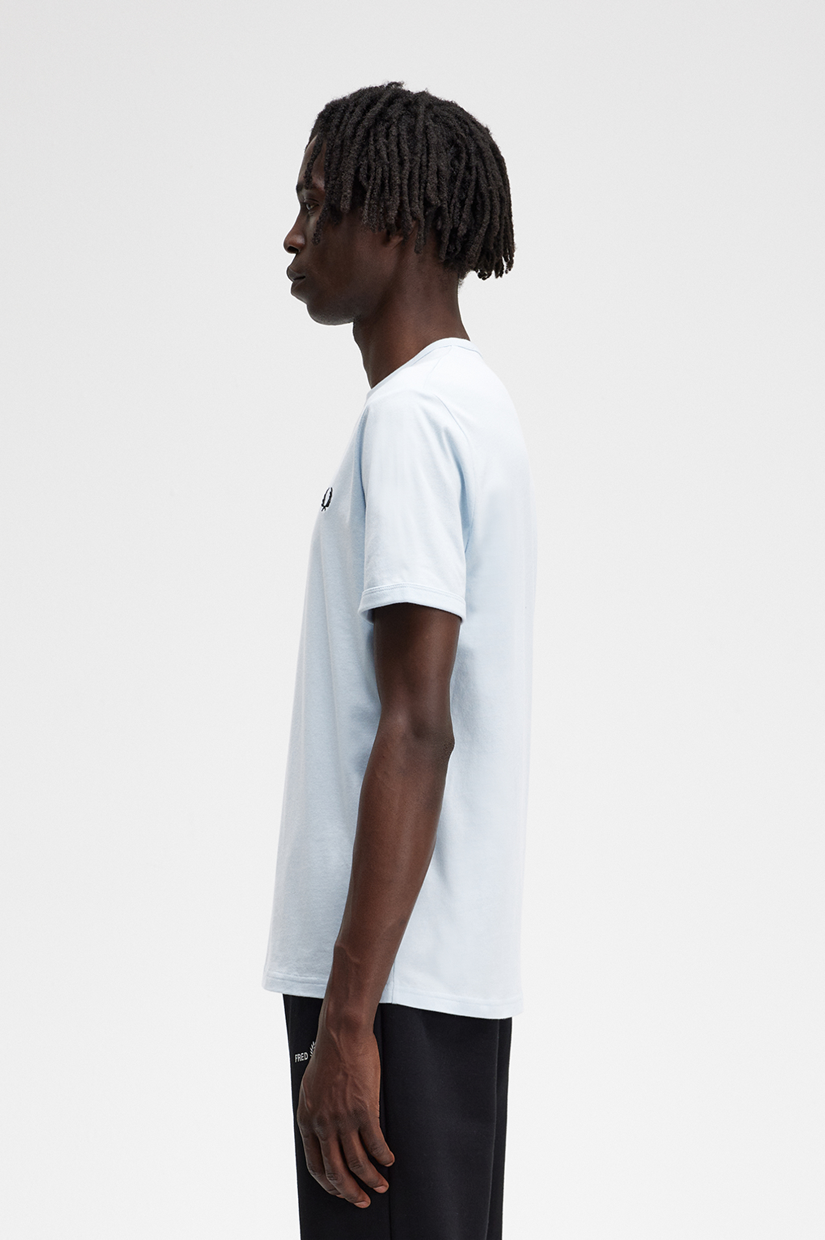 Fred Perry - RINGER T-SHIRT - Light Ice