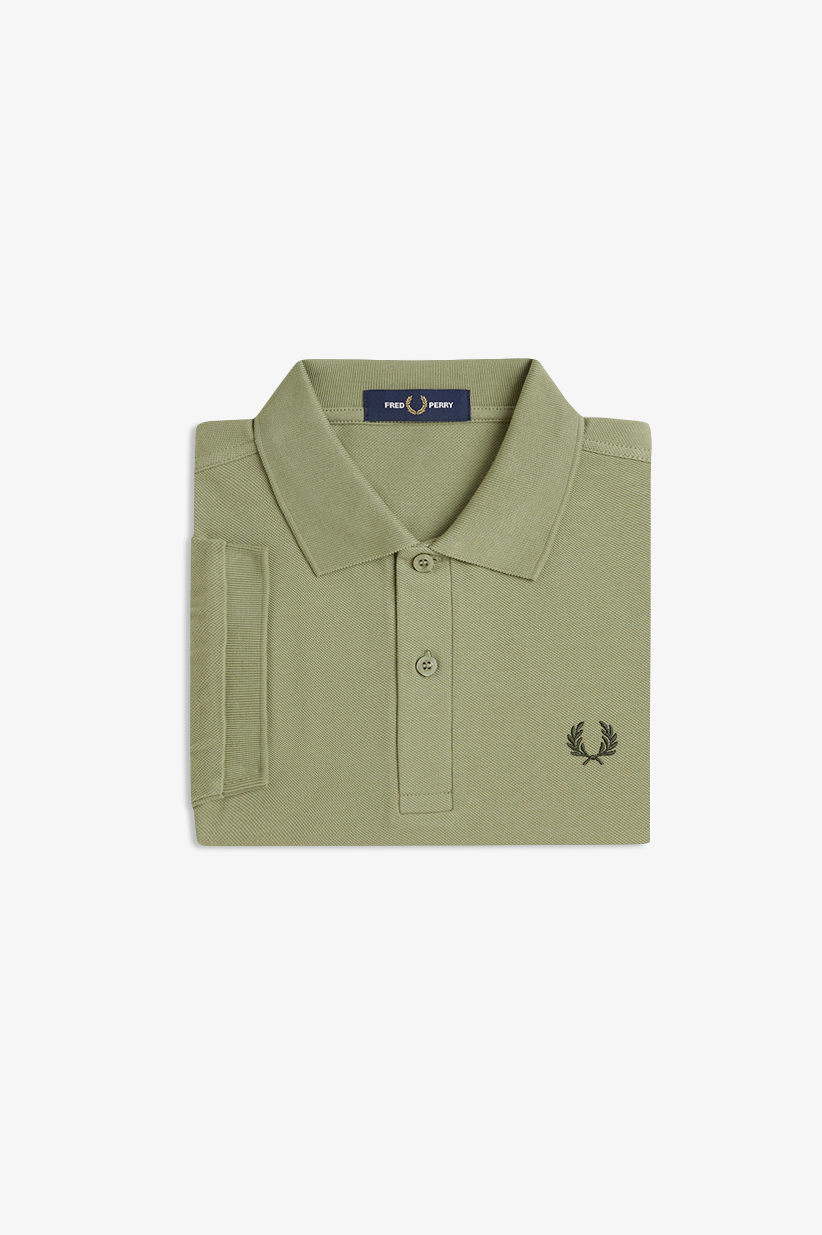 Fred Perry - PLAIN FRED PERRY SHIRT - Olive Mint / Night Green