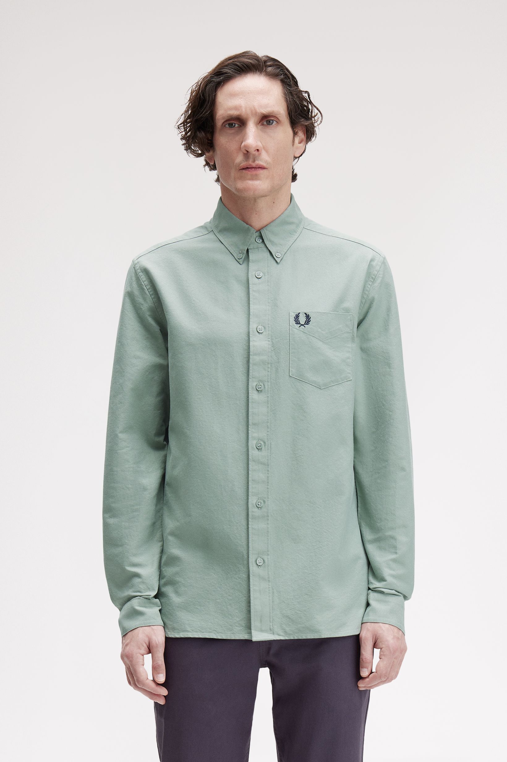 Fred Perry - OXFORD SHIRT - Bayleaf