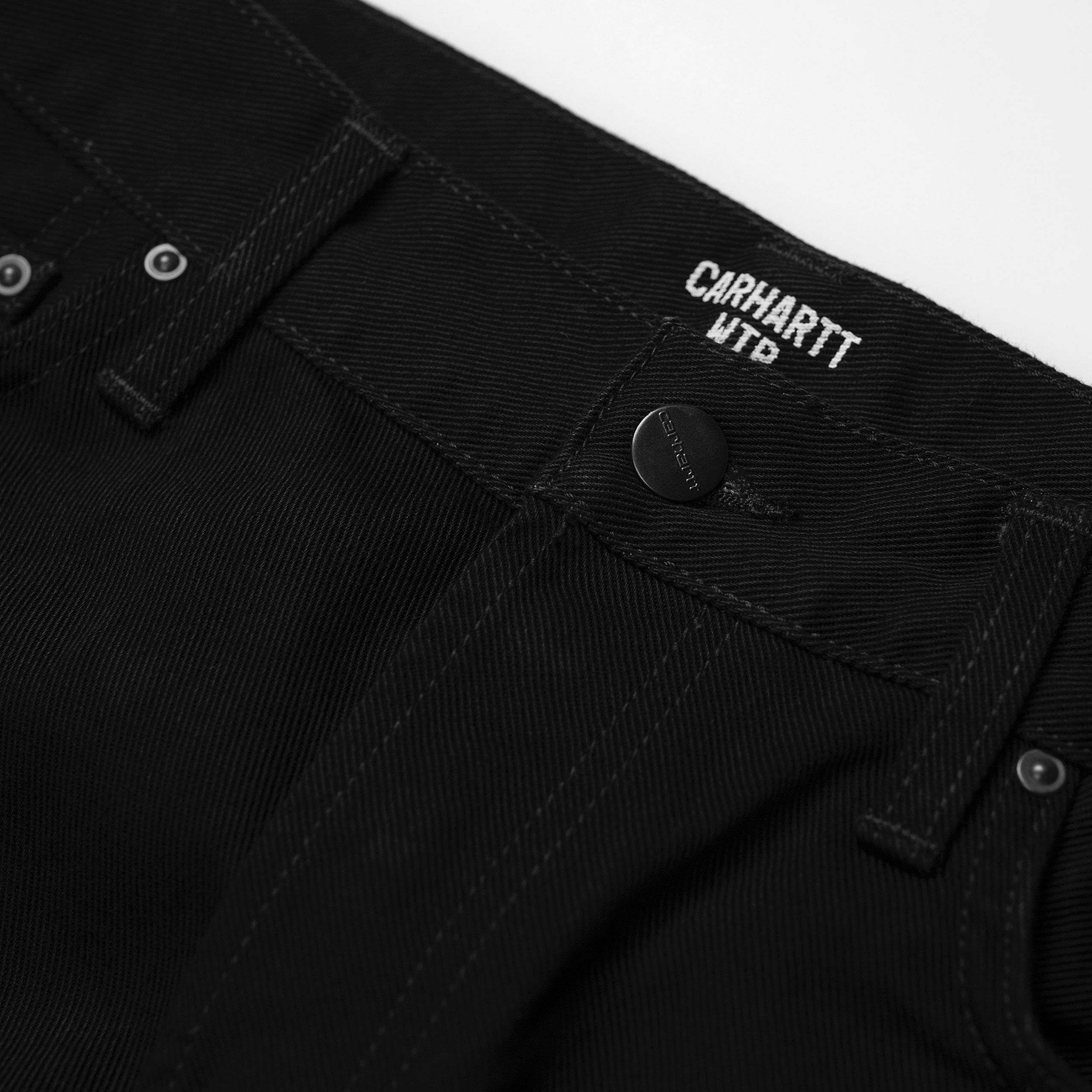 Carhartt WIP - KLONDIKE PANT - Black (Rinsed)